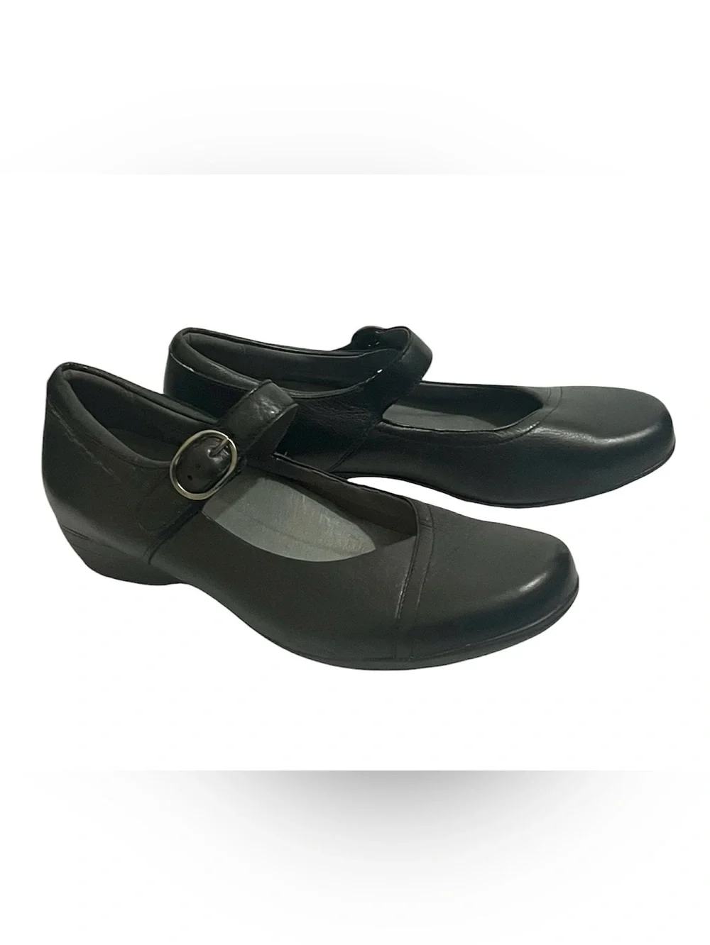 Dansko Fawna Black Milled Nappa Mary Jane Casual Shoes sz 11